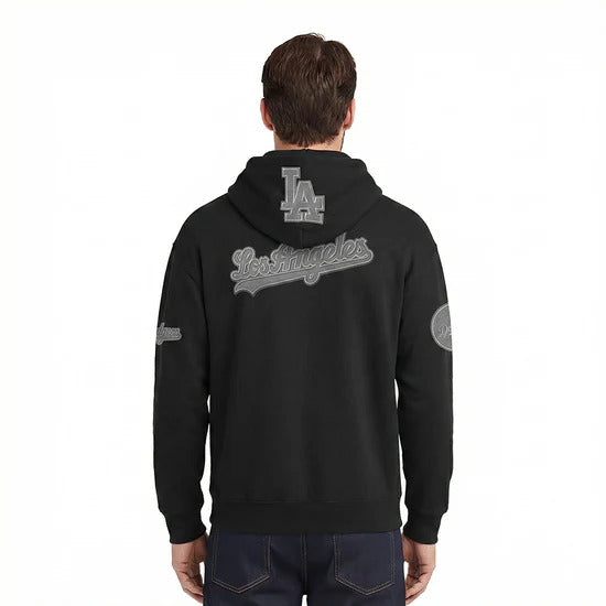 PRO STANDAR LOS ANGELES DODGERS REVERSE FRENCH TERRY MEN'S DROP SHOULDER FLC PO HOODIE