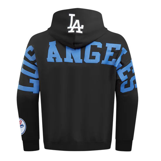 Pro Standard Men's Los Angeles Dodgers Wingspan Pullover Hoodie-Black