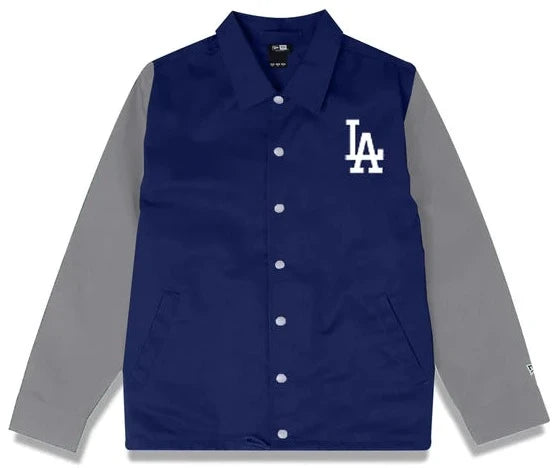 NEW ERA LOS ANGELES DODGERS ESSENTIAL TEAM COACH JACKET