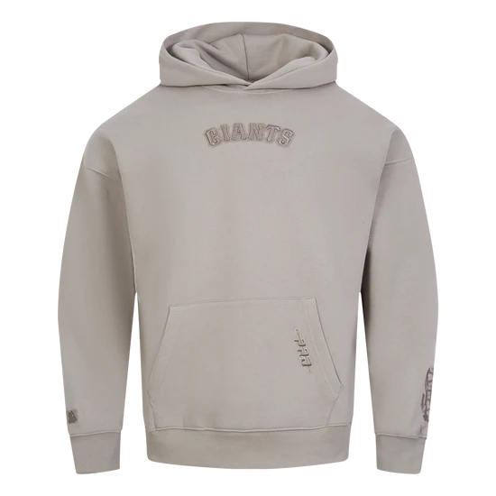 Pro Standard 'San Francisco Giants Wingspan' Drop Shoulder Hoodie-TAUPE