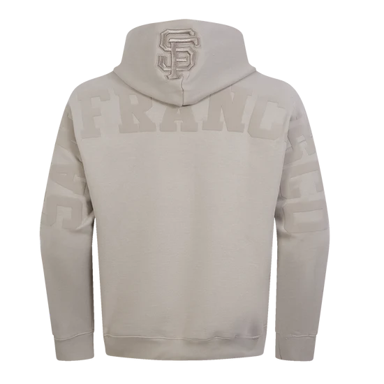 Pro Standard 'San Francisco Giants Wingspan' Drop Shoulder Hoodie-TAUPE