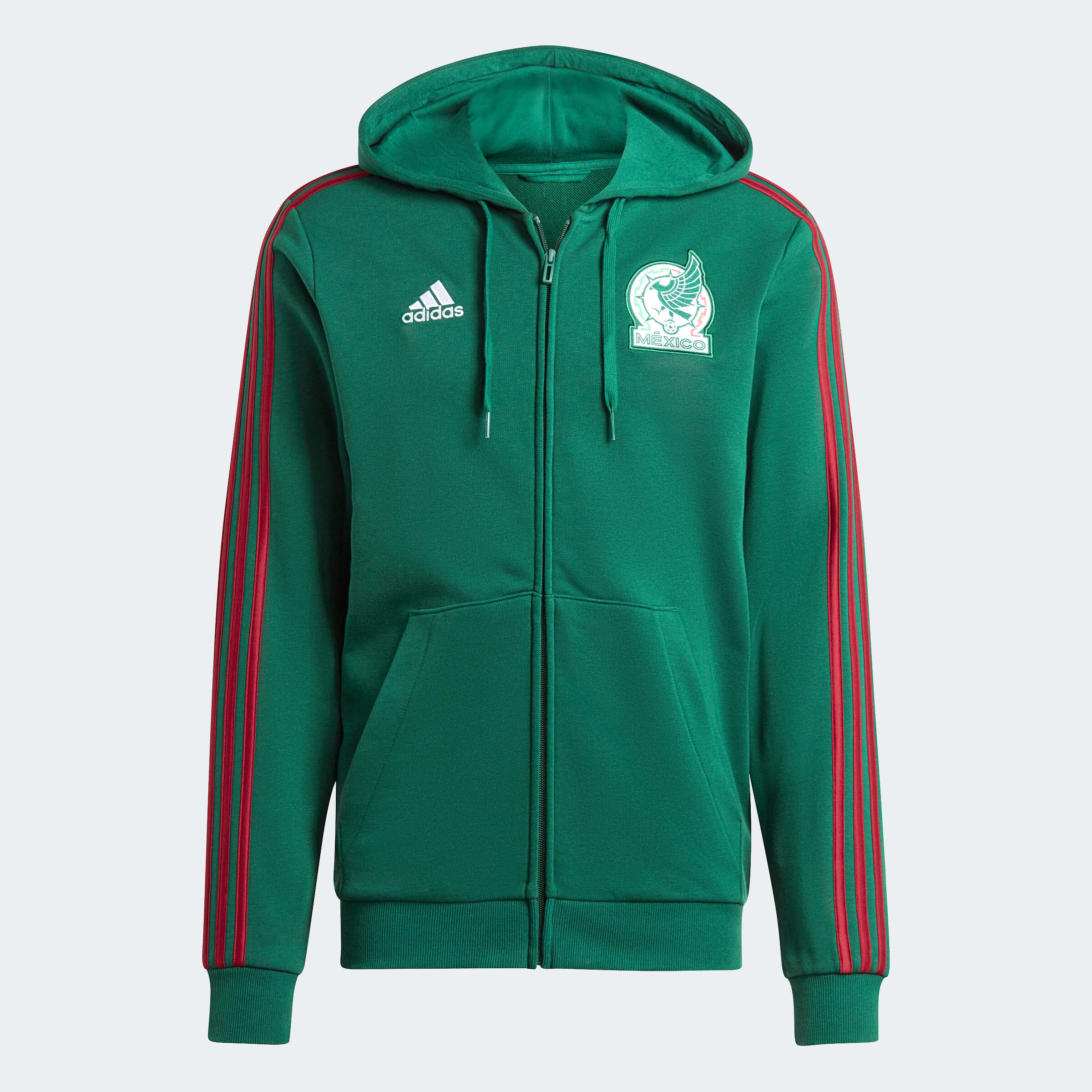 Adidas Mexico DNA Full Zip Hoodie 2024-Green