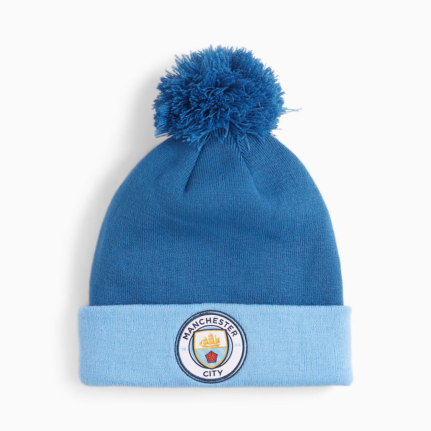 PUMA MANCHESTER CITY FAN POM BEANIE