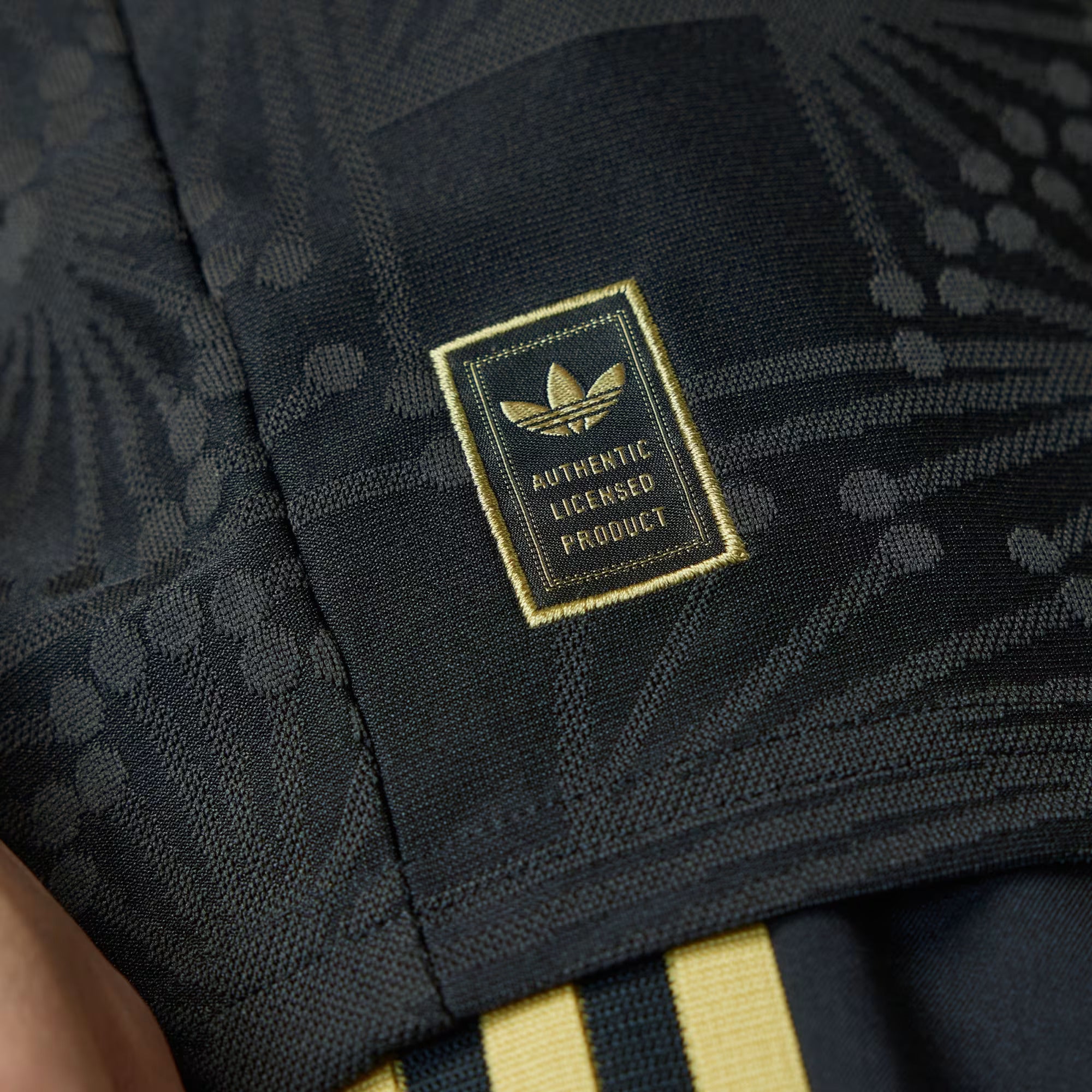 Adidas Men's Mexico FMF Authentic Jersey 2025- Black/Gold