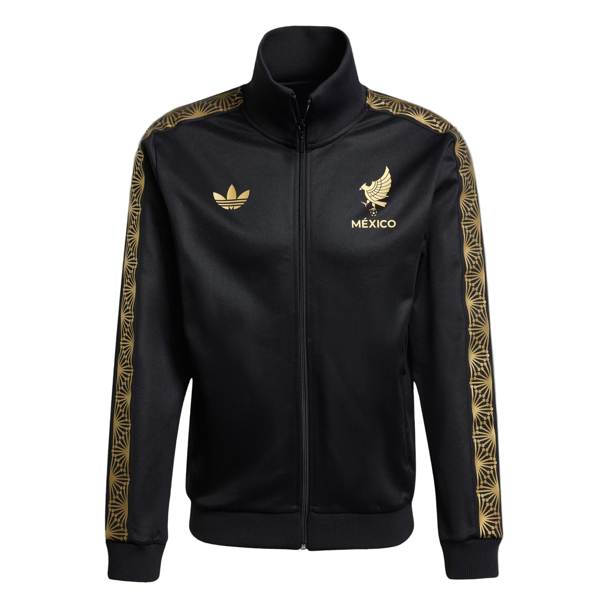 Adidas Mexico FMF Track Top Jacket-Black/Gold