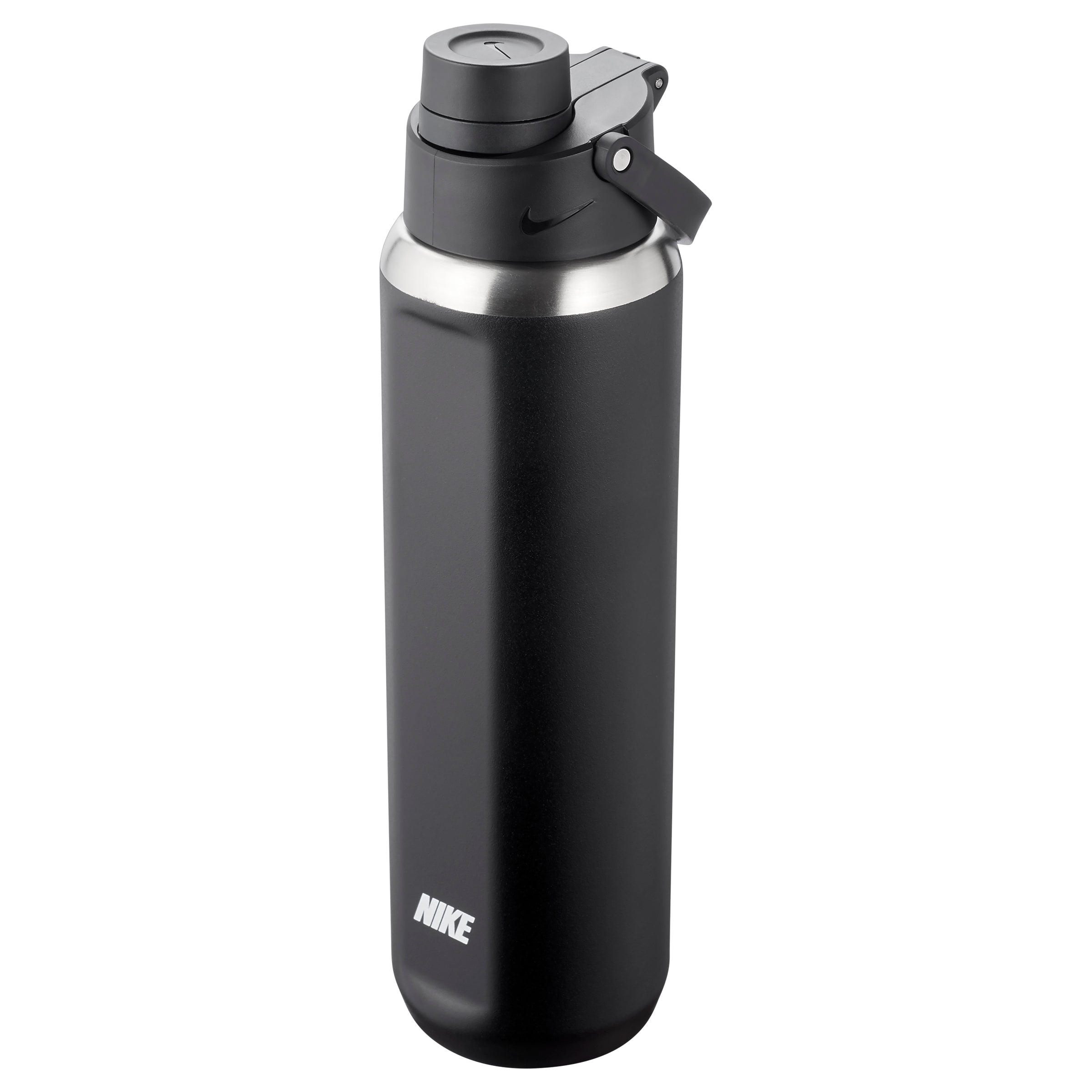 Nike Recharge Stainless Steel Chug Bottle (24 oz) - Black