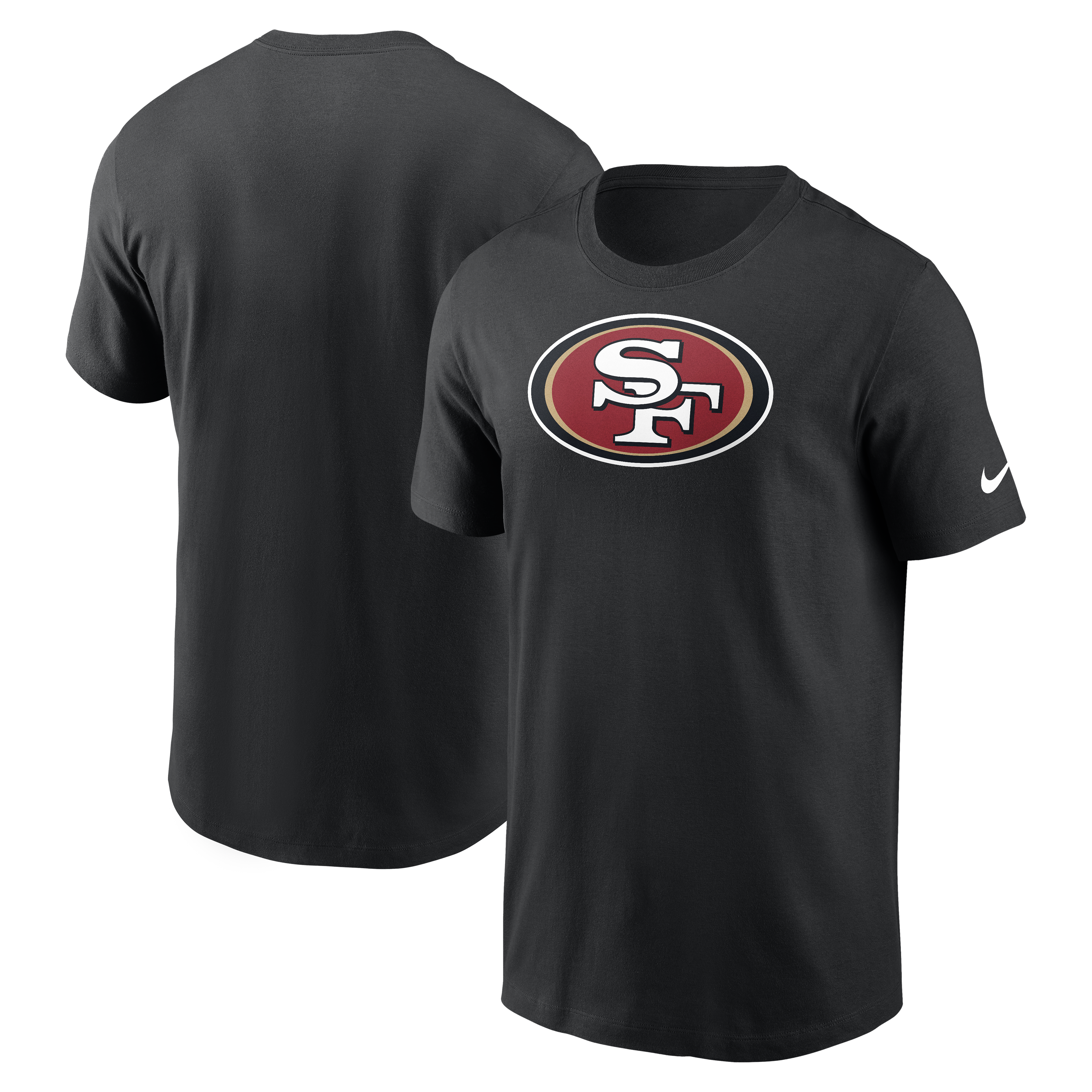Nike Men's San Francisco 49ers Logo T-Shirt-Black