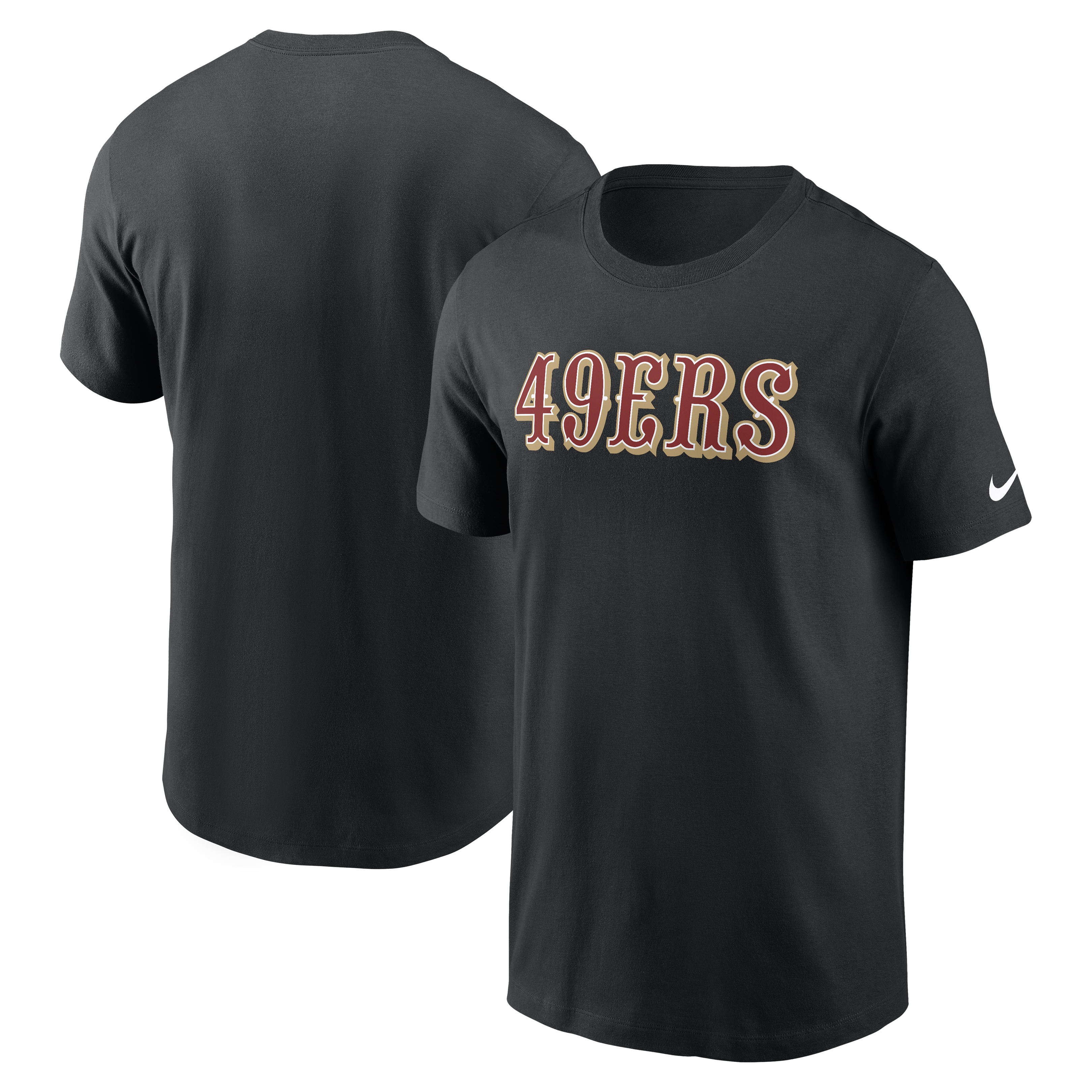 Nike San Francisco 49ers Wordmark T-Shirt-Black