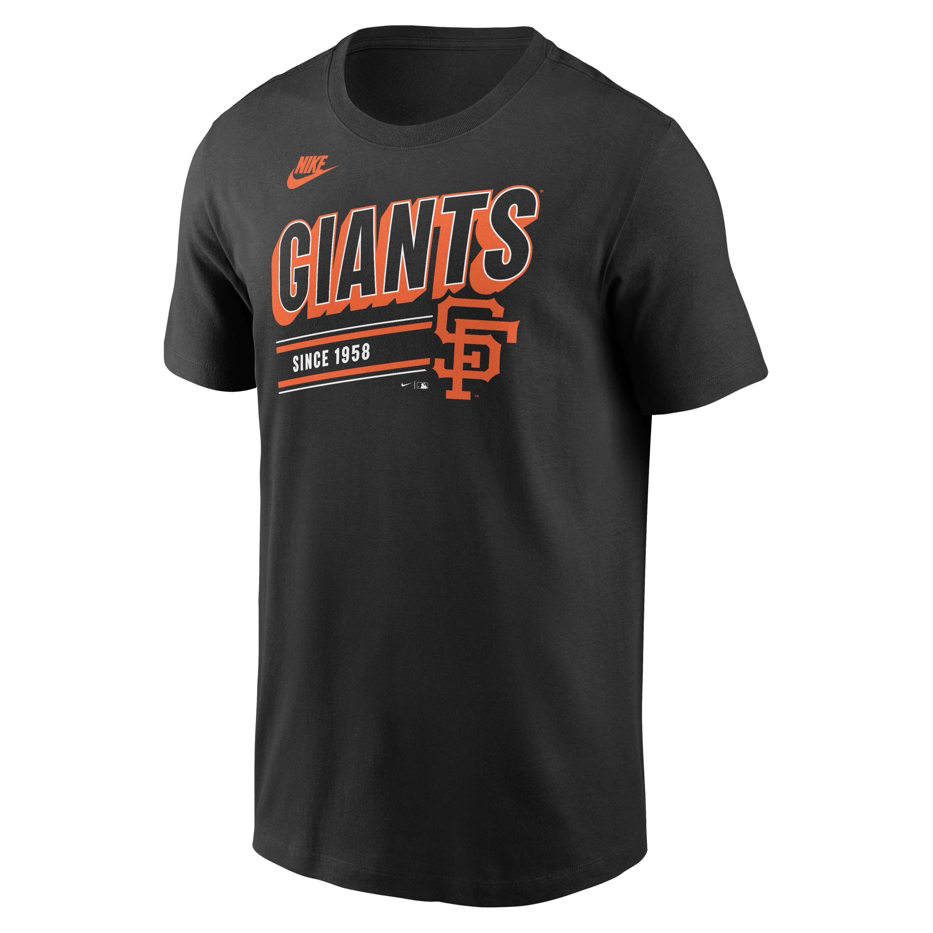 Nike San Francisco Giants Cooperstown Collection Retro T-Shirt-Black