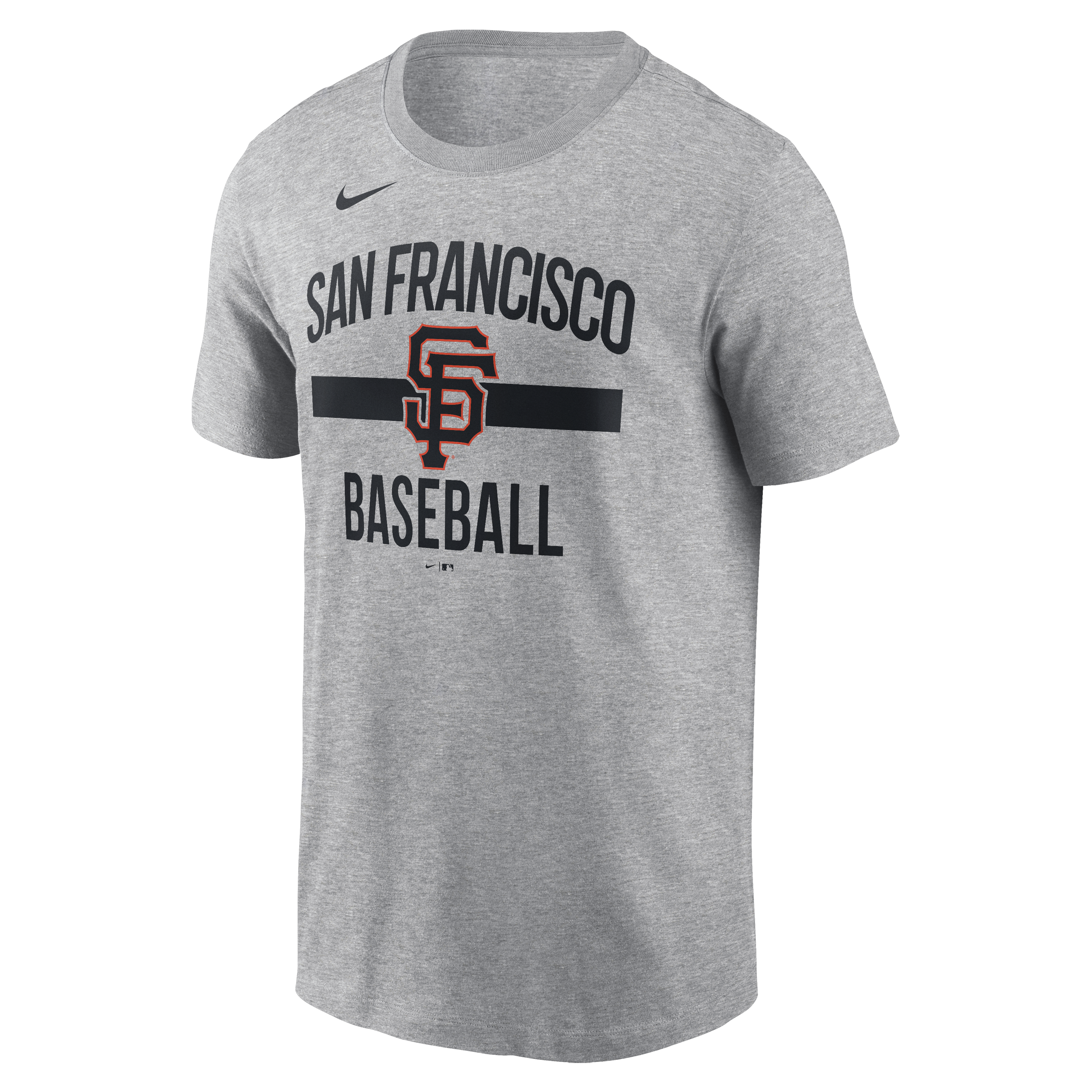 Nike San Francisco Giants Arched T-Shirt-Heather Gray