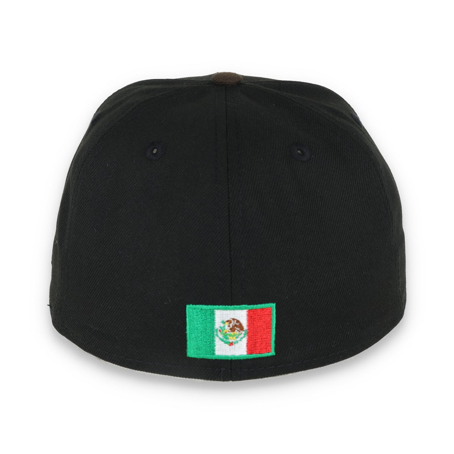 NEW ERA OFFICIAL MEXICO FLAG 59FIFTY FITTED HAT-BLK/WALNUT