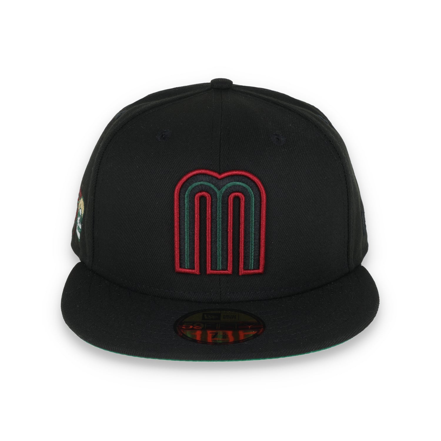 NEW ERA OFFICIAL MEXICO SKULL 59FIFTY FITTED HAT-BLK