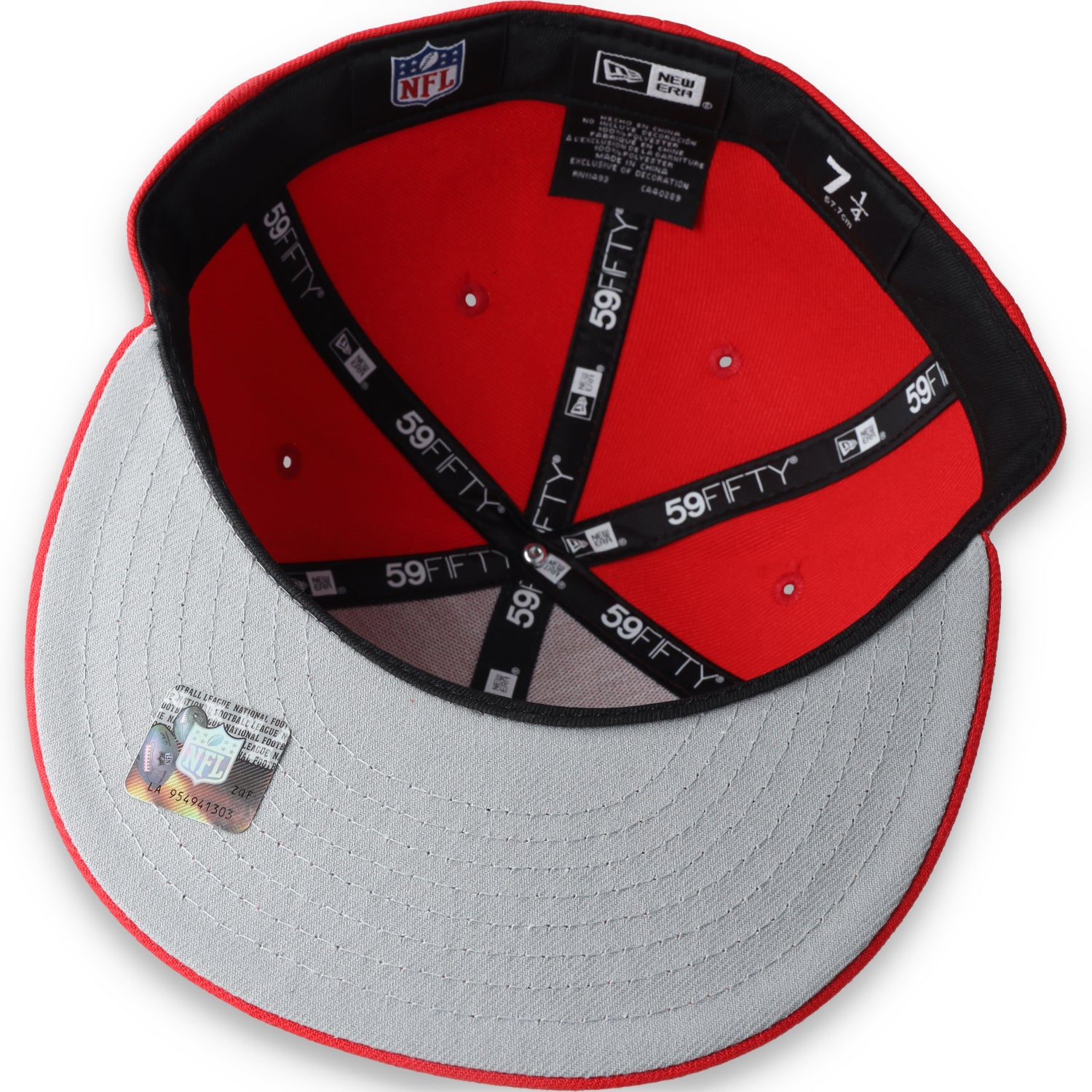 Exclusive San Francisco 49ers  Official 59FIFTY Fitted, HAT-RED