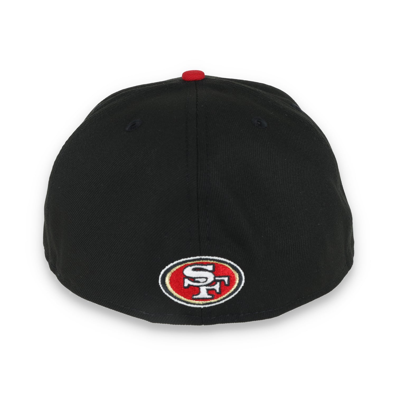 NEW ERA SAN FRANCISCO 49ERS SUGAR SKULL 2-TONE 59FIFTY FITTED HAT-BLACK/Red