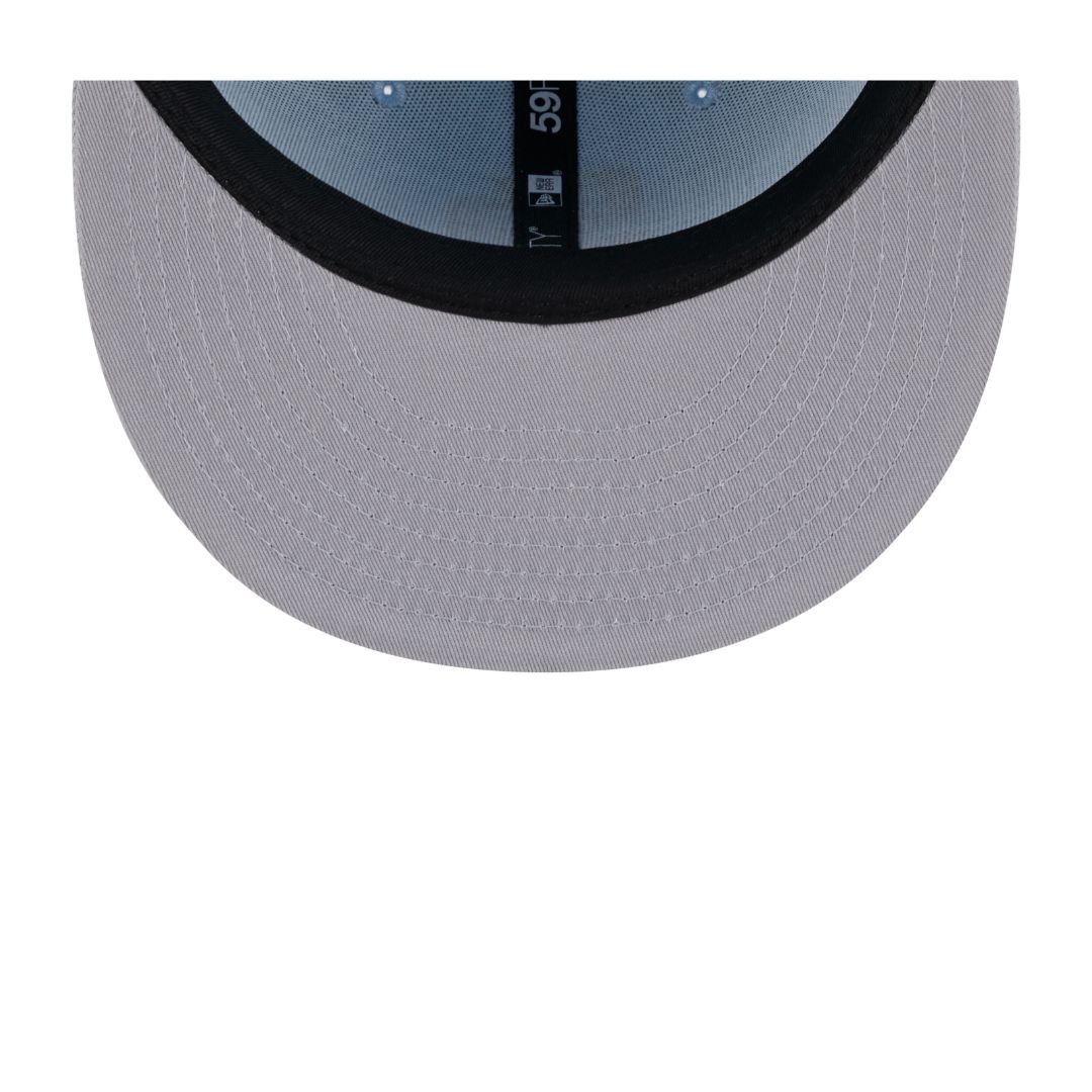 New Era Los Angeles Angels 2-tone fitted-59FIFTY Fitted Hat-Light Blue/Grey