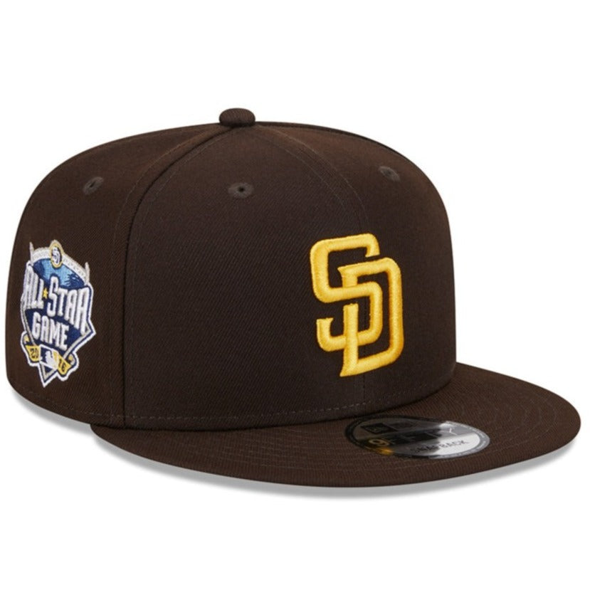 New Era San Diego Padres 2016 All Star Side Patch 59FIFTY Hat- Brown