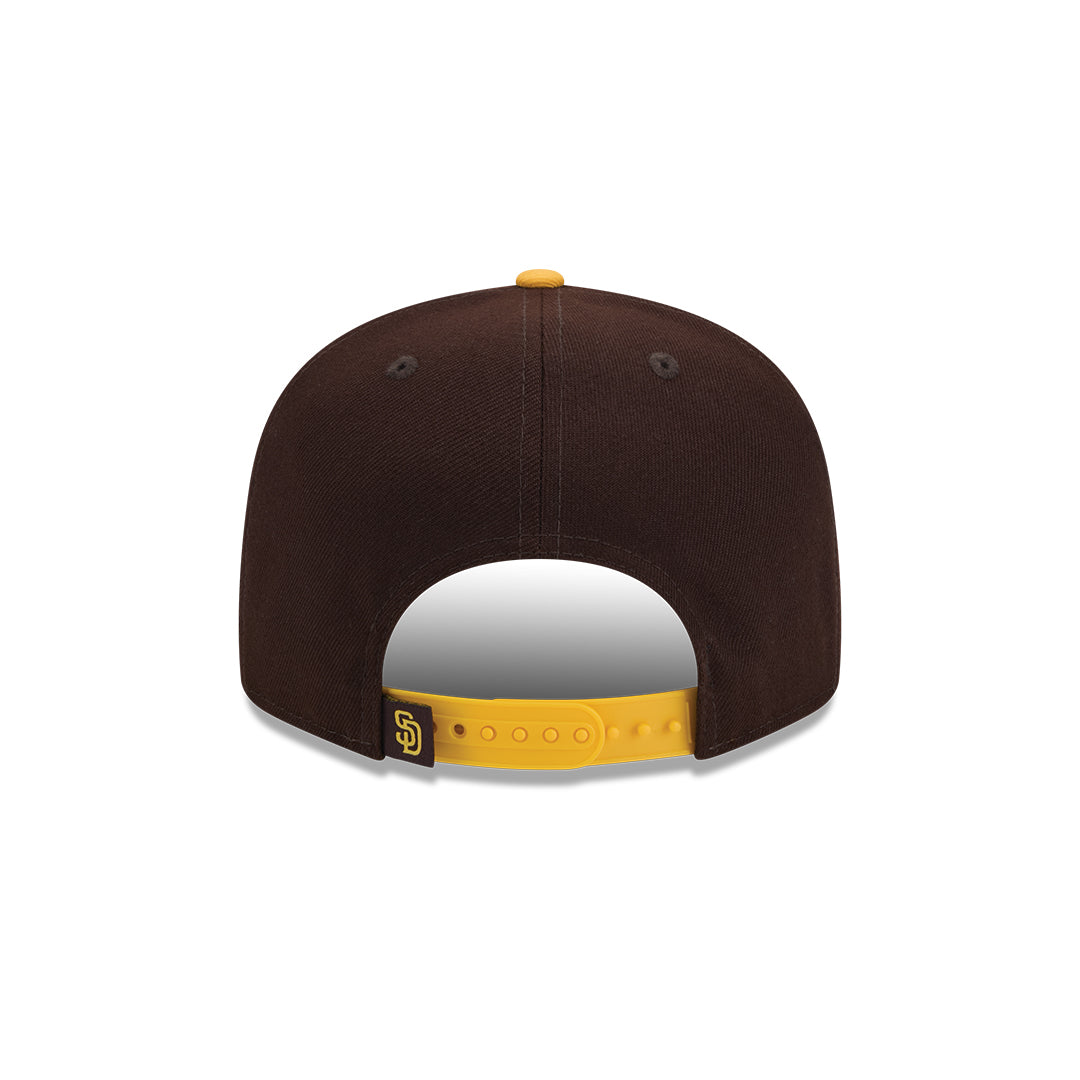 New Era San Diego Padres Throwback 9Fifty Snapback Hat-Brown