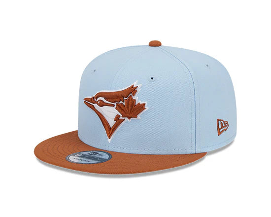 New Era Toronto Blue Jays 2-Tone Color Pack 9FIFTY Snapback Hat -Light Blue/Rust