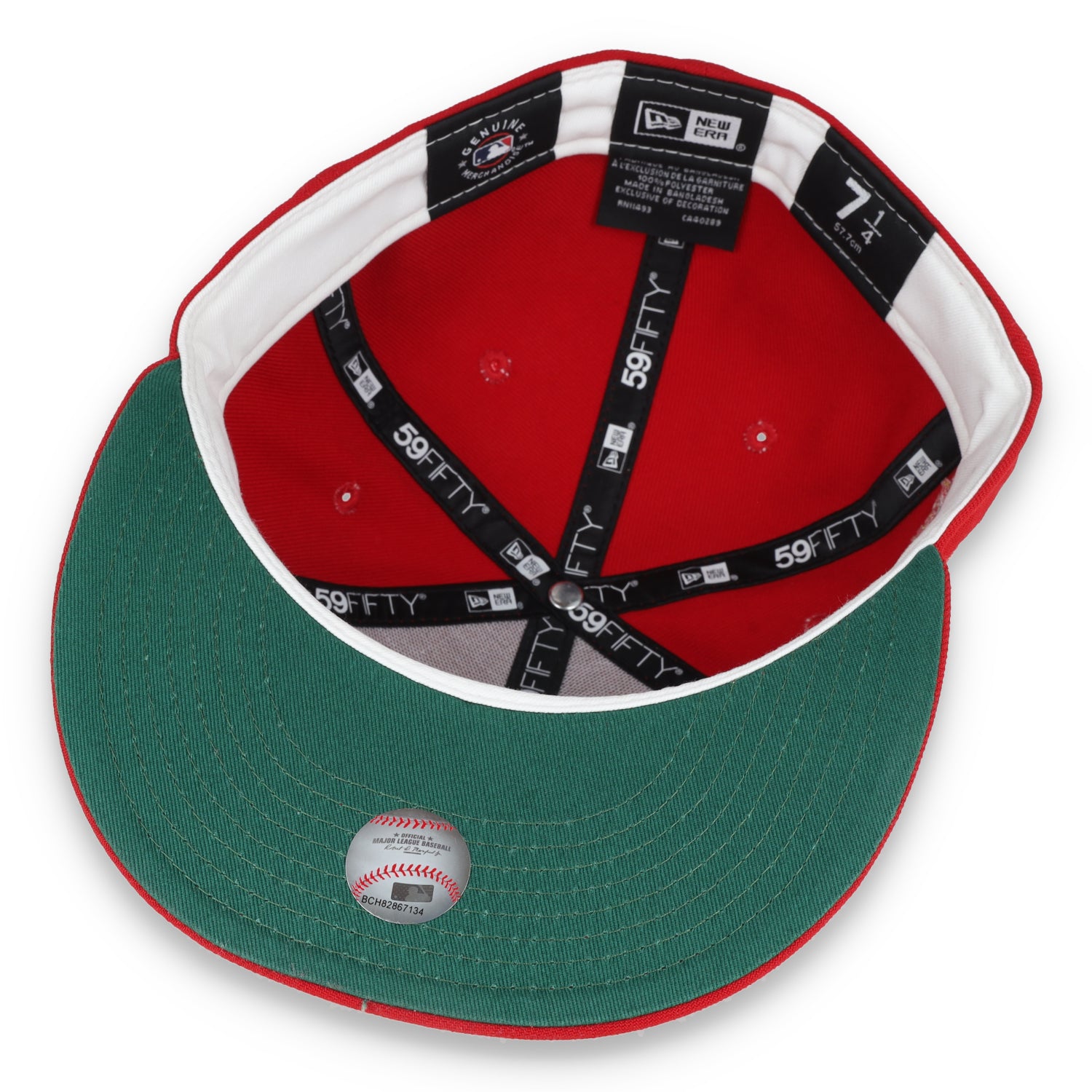 New Era Anaheim Angels Laurel All Star Game 2010 Side Patch 59fifty Fitted Cap-Red