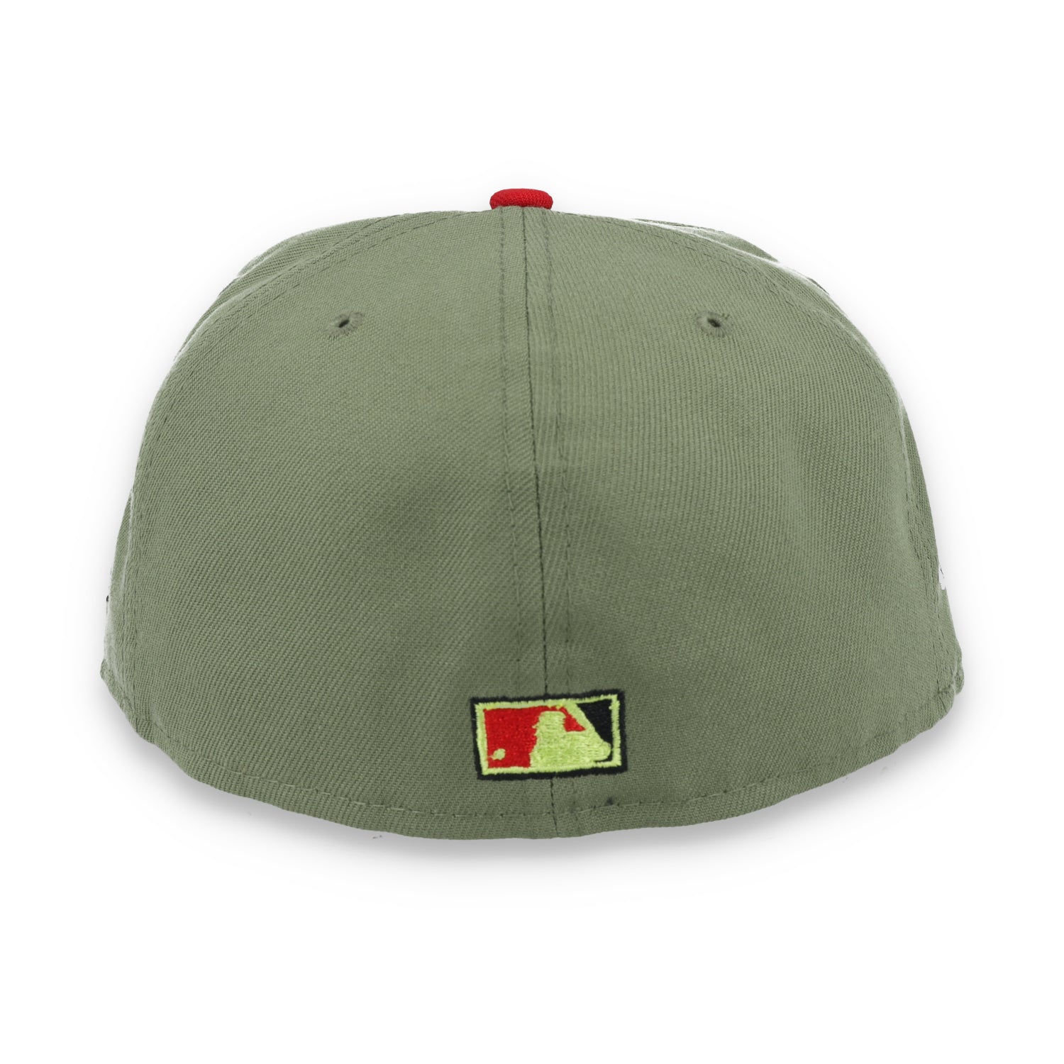 New Era Los Angeles Angels 40th Anniversary Side Patch 59FIFTY Fitted Hat- Olive Green