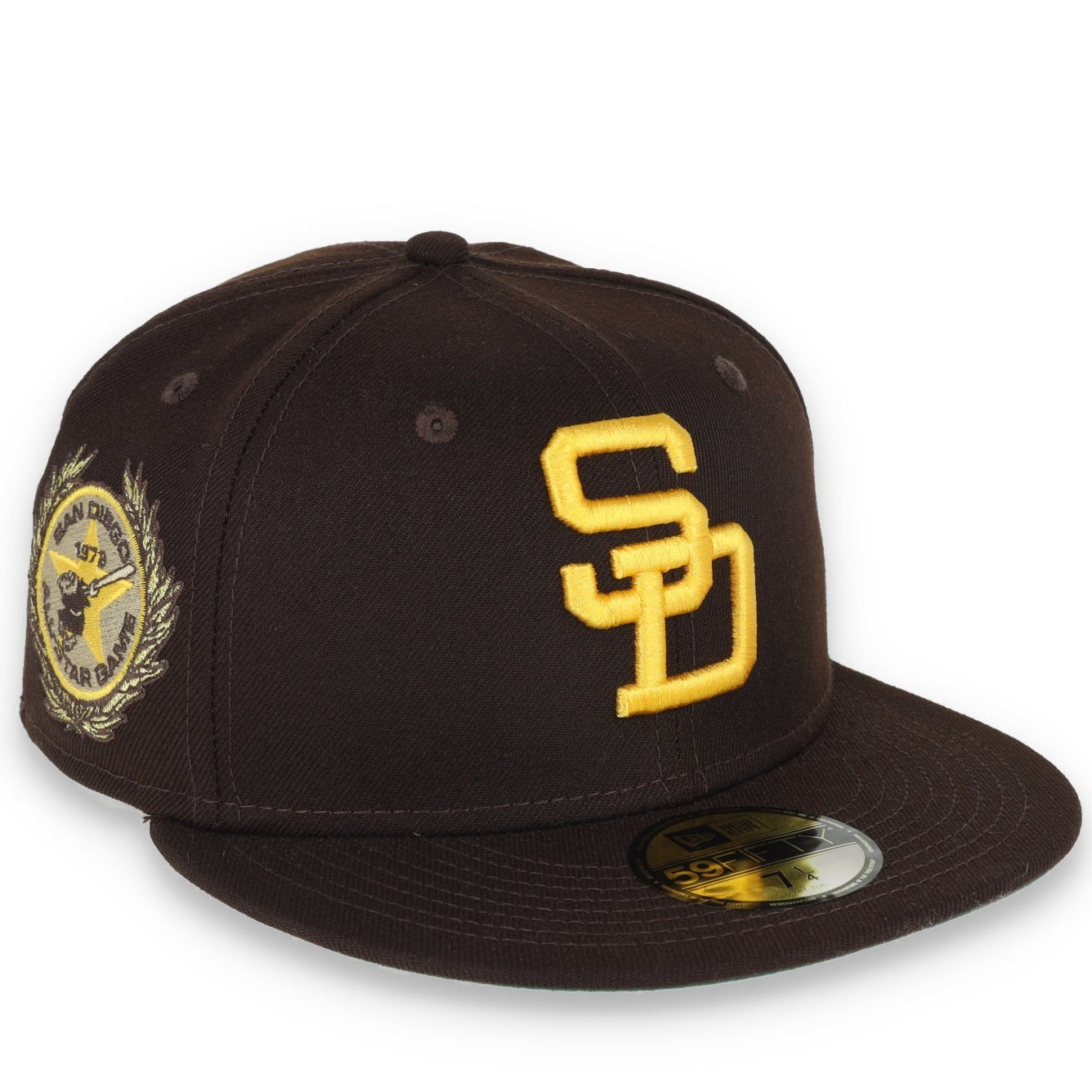 New Era 59FIFTY San Diego Padres Mexico City Series Patch Game Brown Fitted Hat 7 3/8