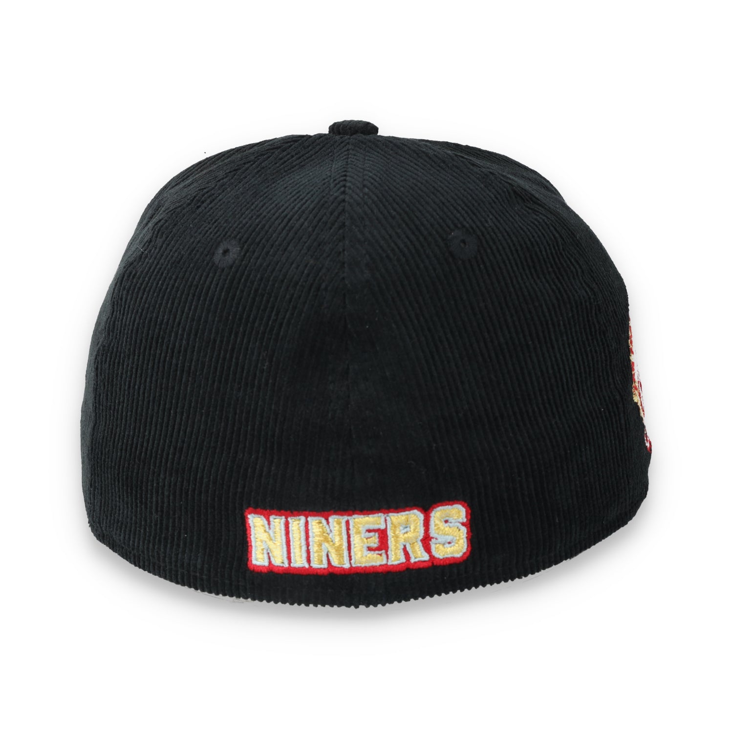 Exclusive San Francisco 49ers Corduroy 59FIFTY Fitted, 40th Anniversary Side Patch 59FIFTY Fitted Hat-Black