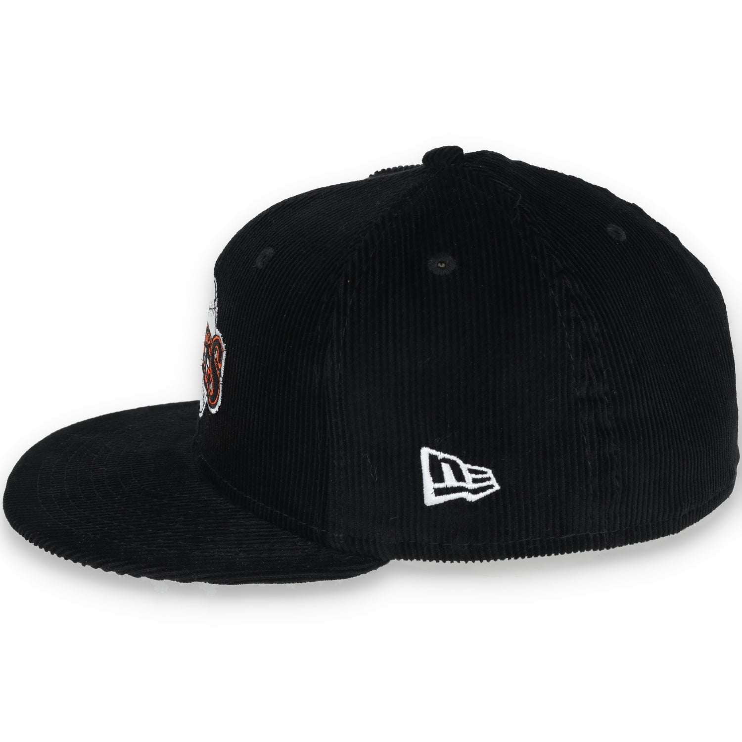 New Era San Francisco Giants Side Patch Corduroy Fitted Hat-Black