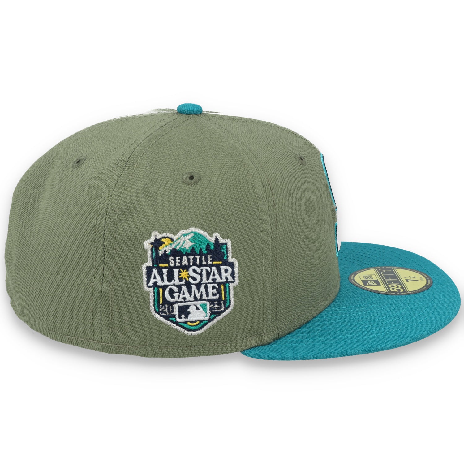 New Era Seattle Marines All Star Game 2023 Side Patch 59FIFTY Fitted Hat- Olive Green