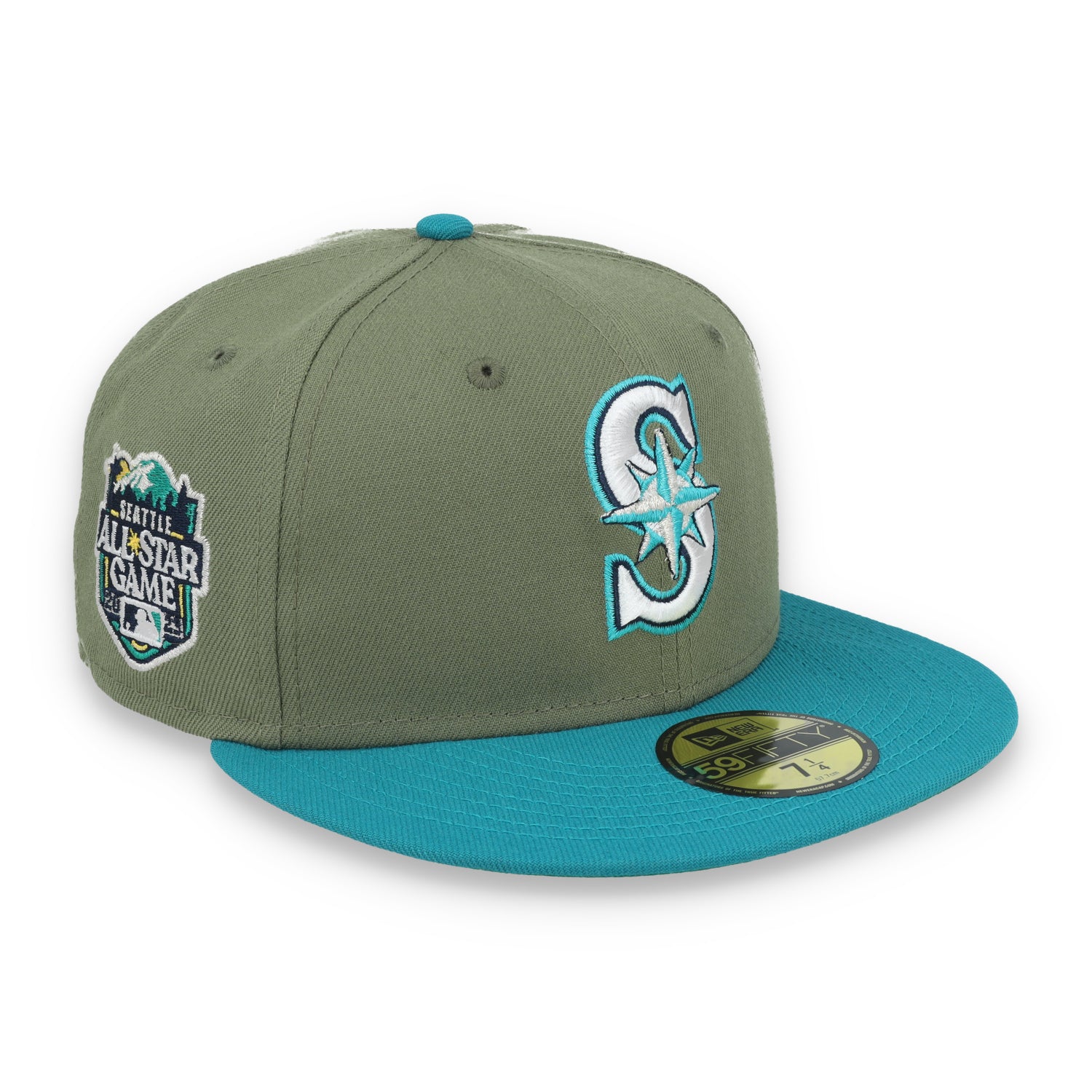 New Era Seattle Marines All Star Game 2023 Side Patch 59FIFTY Fitted Hat- Olive Green