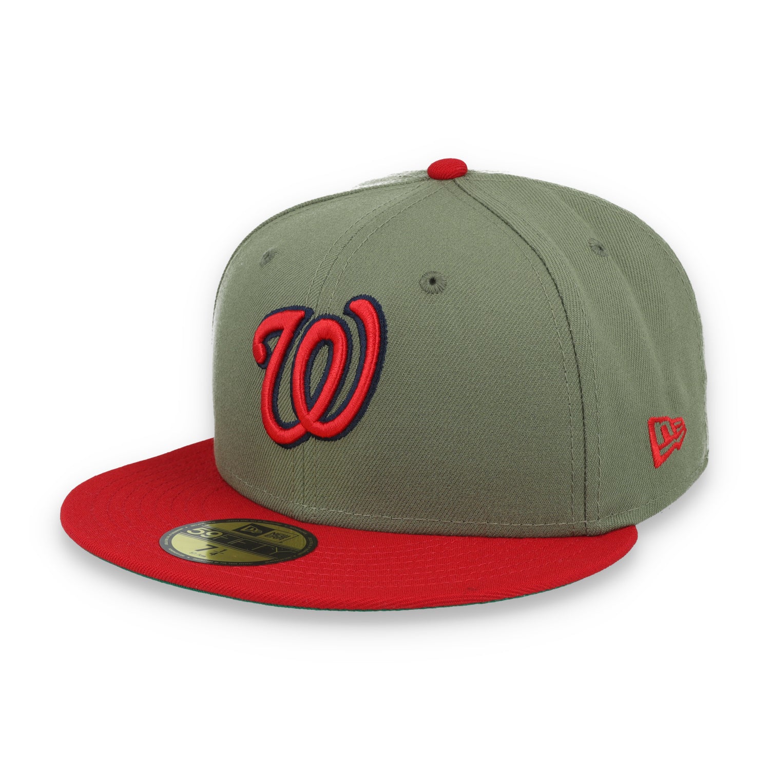 New Era Washington Nationals 2018 All Star Game Side Patch 59FIFTY Fitted Hat- Olive Gren