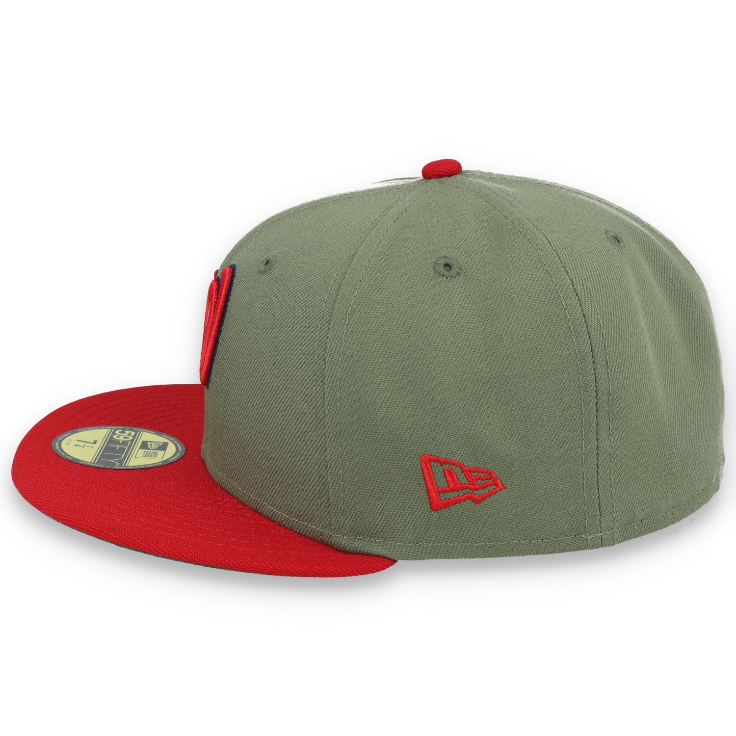 New Era Washington Nationals 2018 All Star Game Side Patch 59FIFTY Fitted Hat- Olive Gren