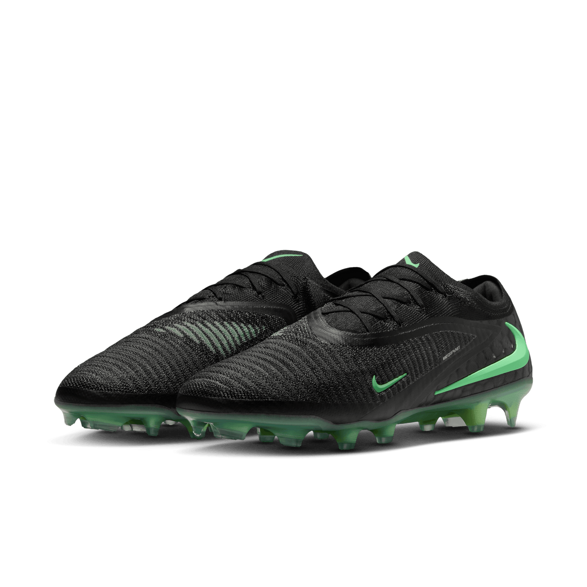 Nike Phantom 6 Low Elite Firm-Ground Soccer Cleats- Black/illusion Green-black PHCFH001