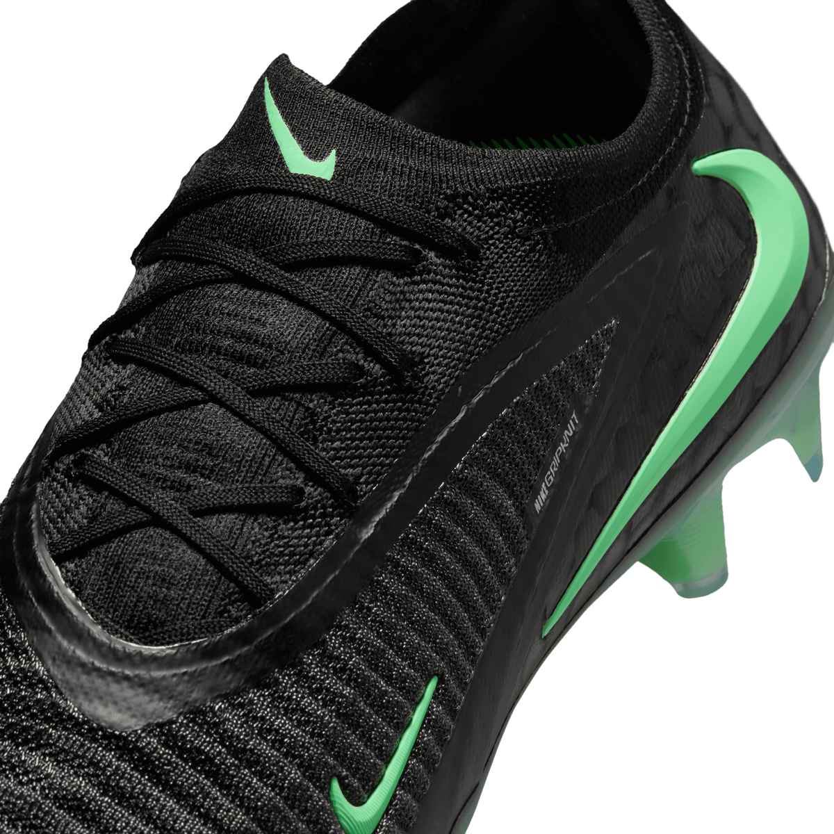Nike Phantom 6 Low Elite Firm-Ground Soccer Cleats- Black/illusion Green-black PHSYD001