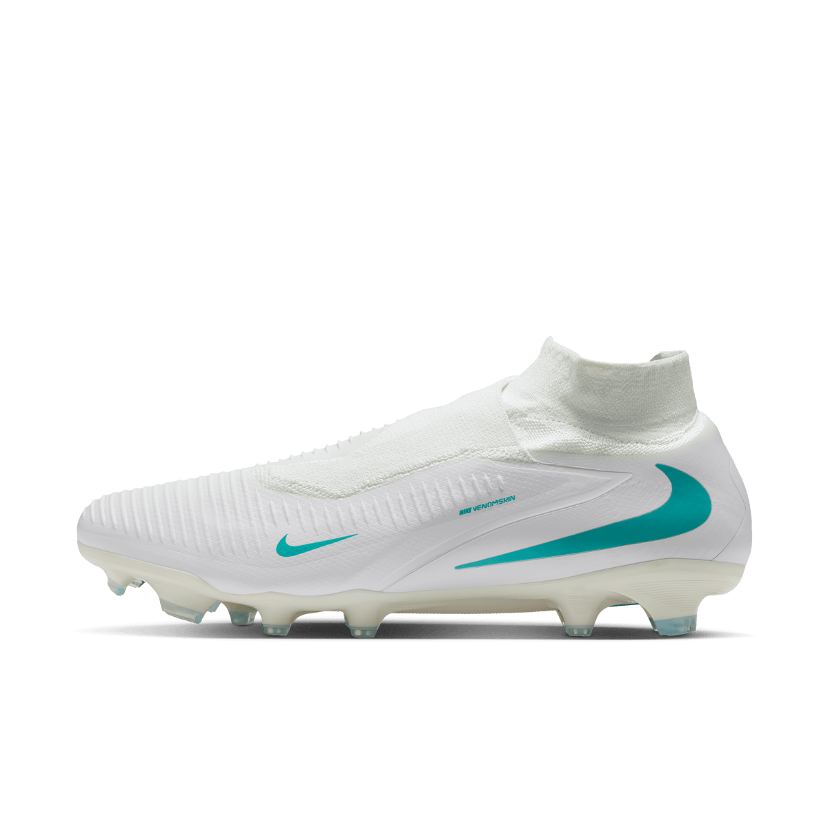 Nike Phantom 6 High Pro Firm-Ground Soccer Cleats-WHITE/DUSTY CACTUS-WHITE PHSLH000