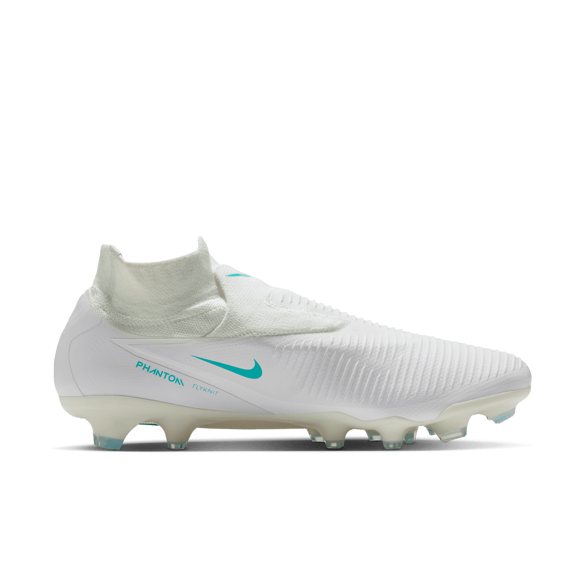 Nike Phantom 6 High Pro Firm-Ground Soccer Cleats-WHITE/DUSTY CACTUS-WHITE PHSRH001