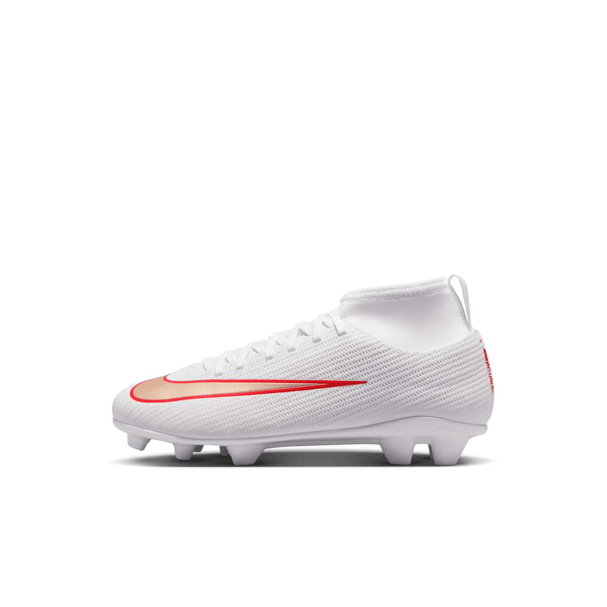 Nike Jr. Mercurial Superfly 11 Club FG- WHITE/BLUR-BRIGHT CRIMSON PHSLH000