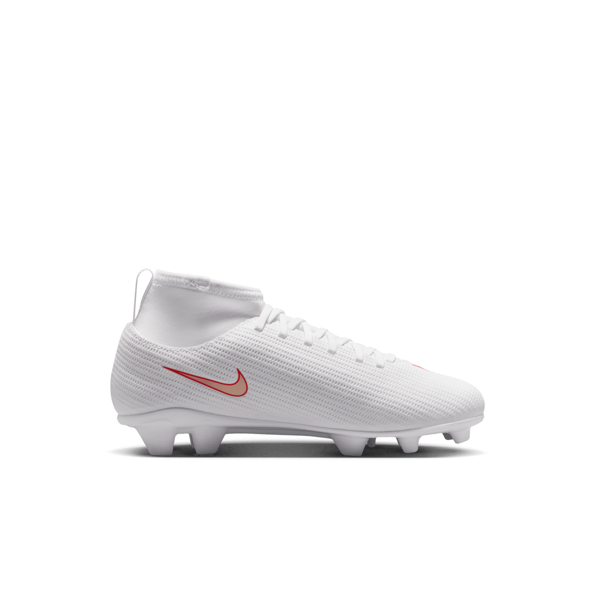Nike Jr. Mercurial Superfly 11 Club FG- WHITE/BLUR-BRIGHT CRIMSON PHSRH001