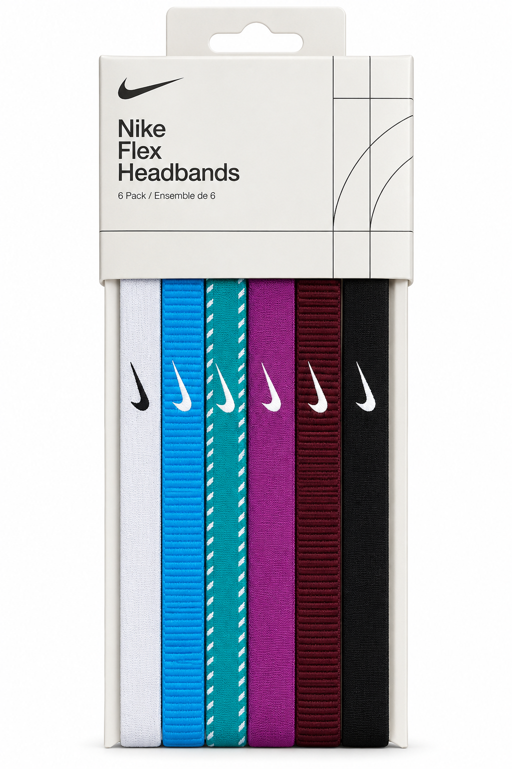 Nike Flex Headbands 6-Pack -