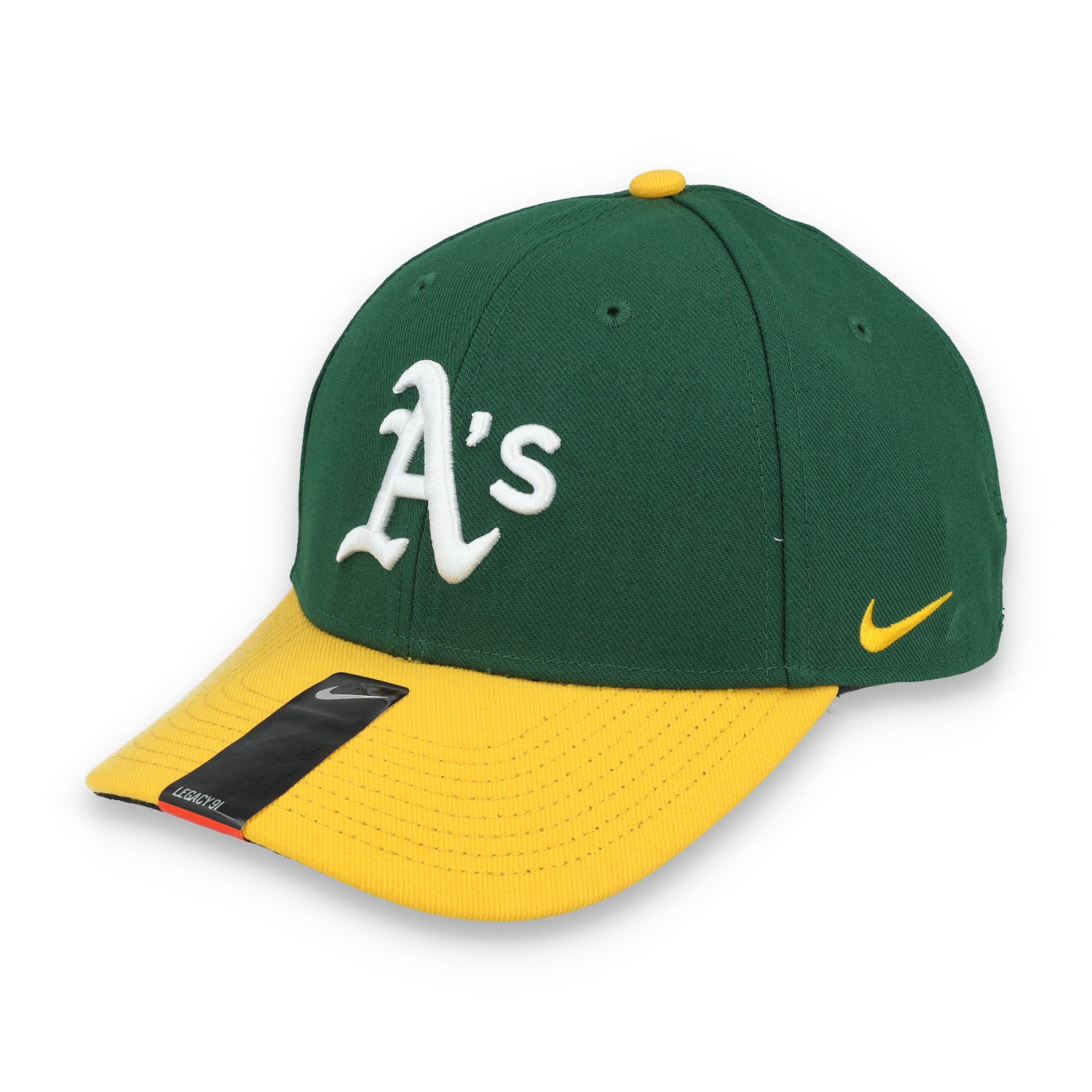 Nike Oakland Athletics Legacy91 Dri-FIT Adjustable Hat -Green/Yellow