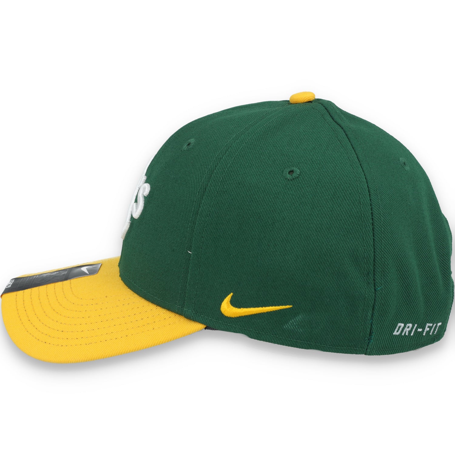 Nike Oakland Athletics Legacy91 Dri-FIT Adjustable Hat -Green/Yellow