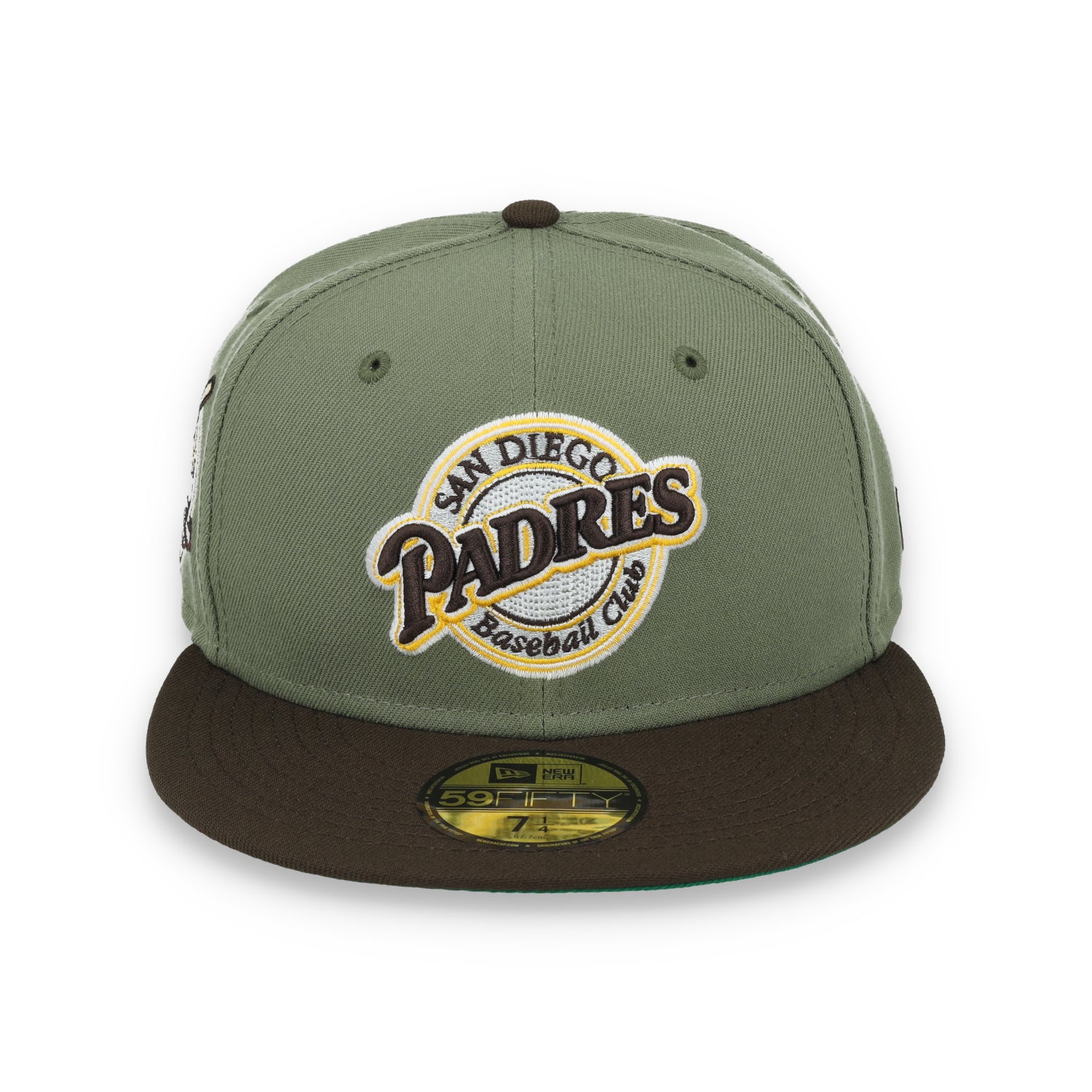 New Era San Diego Padres 40th Anniversary Side Patch 59FIFTY Fitted Hat- Olive Green