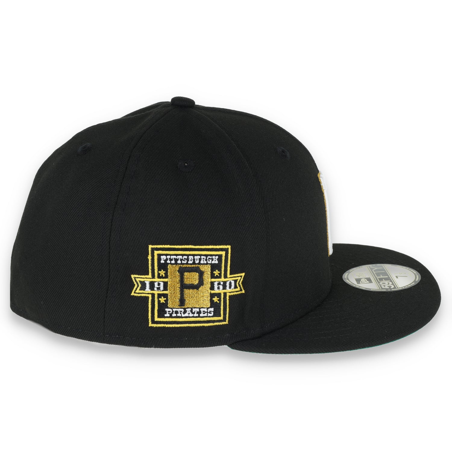 New Era Pittsburgh Pirates Metallic Logo 1960 Side Patch 59FIFTY Fitted - Black