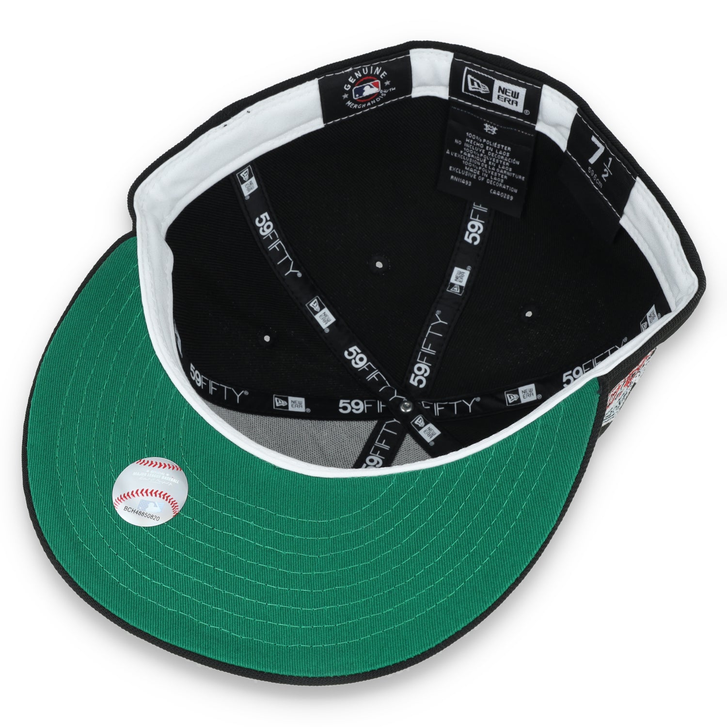 New Era Cincinnati Reds 150 Anniversary Metallic Logo Side Patch 59fifty Fitted-Black