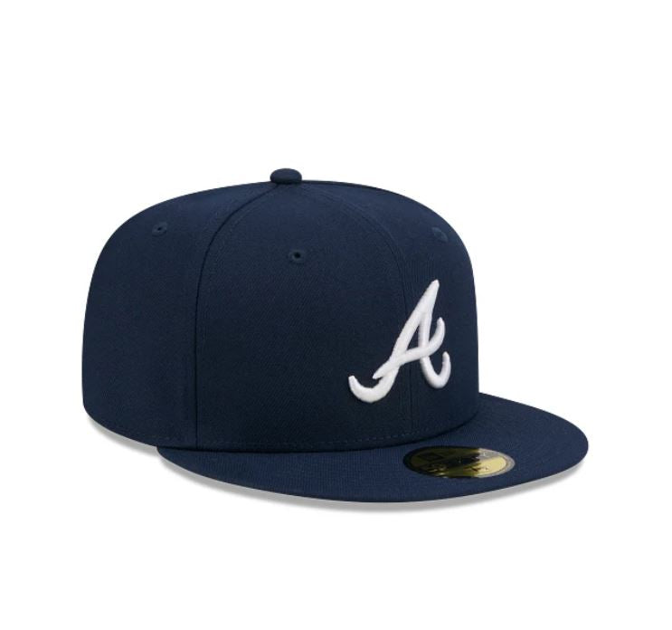 New Era Atlanta Braves 59Fifty Color Basic Fitted - Obsidian/White