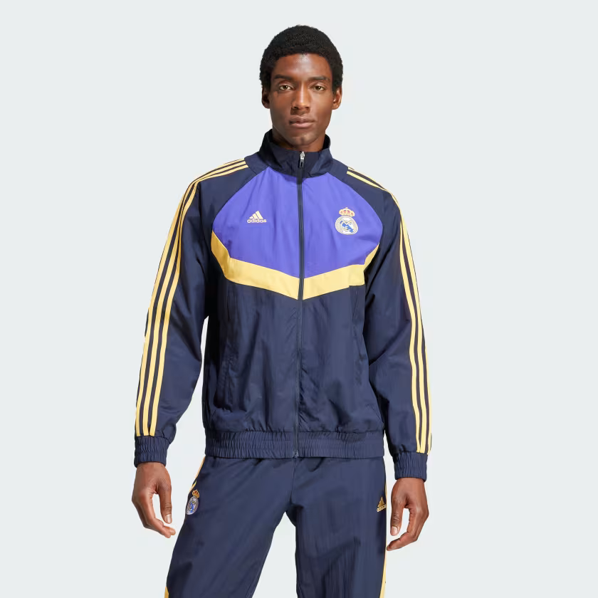 Adidas Men's Real Madrid Woven Track Jacket