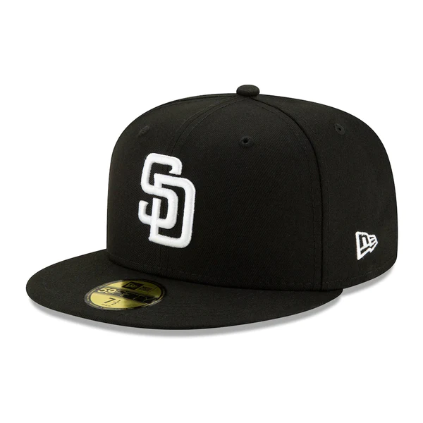 New Era San Diego Padres Side Patch 2015 All Star Game 59FIFTY Fitted Hat-Blk/Wht