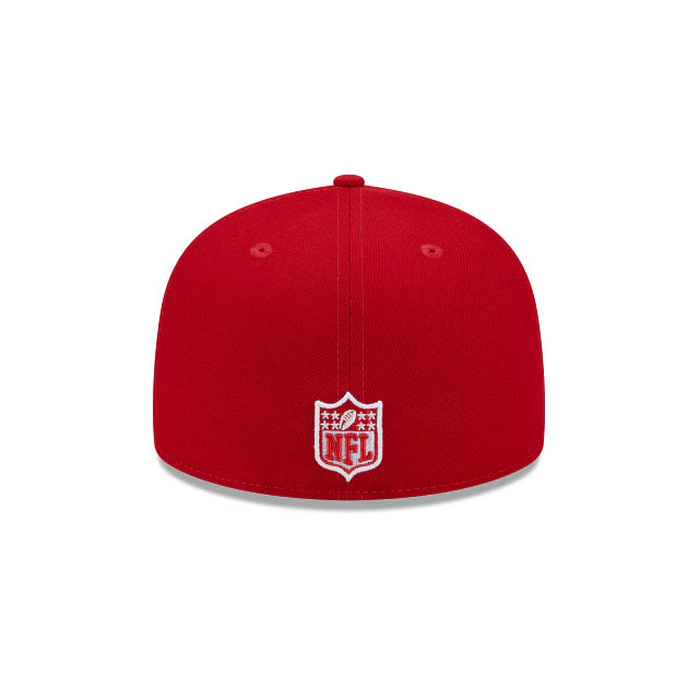 NEW ERA SAN FRANCISCO 49ERS SUPER BOWL SIDE PATCH 59FIFTY FITTED-RED/WHITE