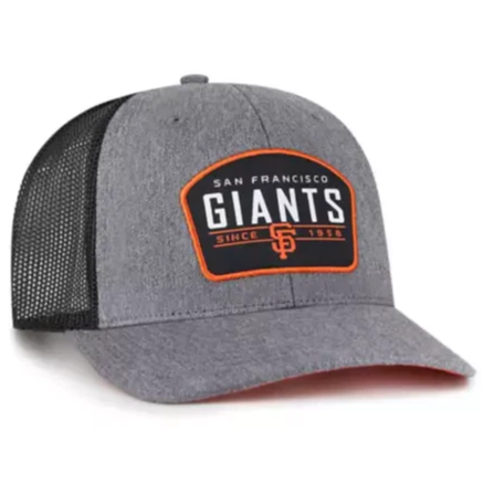 ' 47 BRAND SAN FRANCISCO GIANTS SLATE TRUCKER ADJUSTABLE HAT