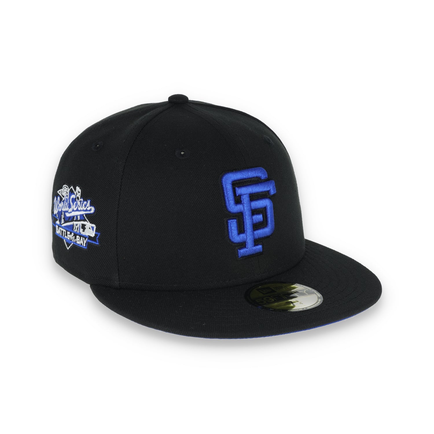 New Era San Francisco Giants 1989 Battle Of The Bay Side Patch 59FIFTY Fitted-Black/Blue