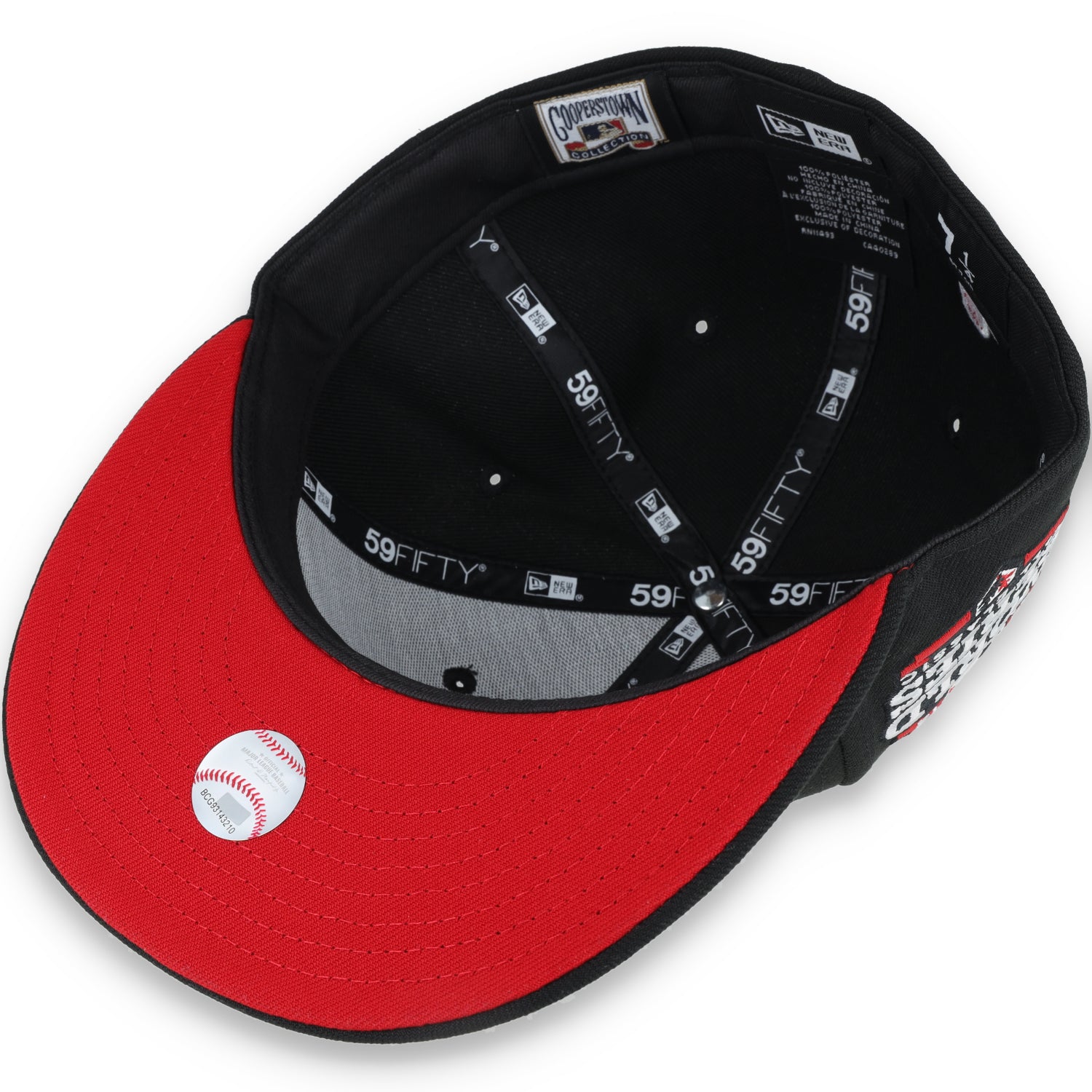 New Era San Francisco Giants 2012 World Series Red Heart Side Patch 59FIFTY Fitted-Black/Red